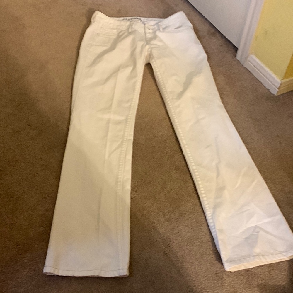 Boot Cut White Jeans